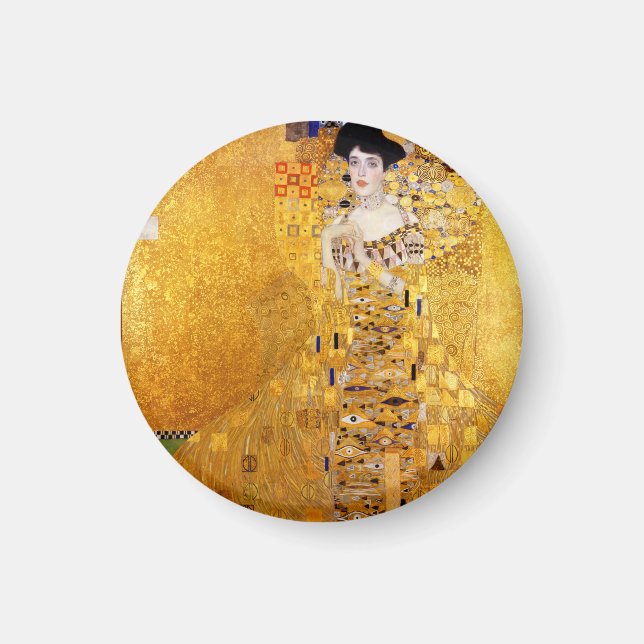 Imán Retrato Gustav Klimt de Adele Bloch-Bauer I (Frente)