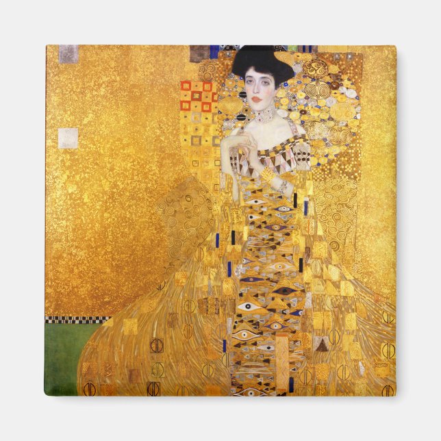 Imán Retrato Gustav Klimt de Adele Bloch-Bauer I (Frente)