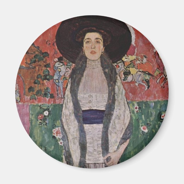 Imán Retrato Gustav Klimt de Adele Bloch-Bauer II (Frente)