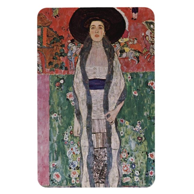 Imán Retrato Gustav Klimt de Adele Bloch-Bauer II (Vertical)