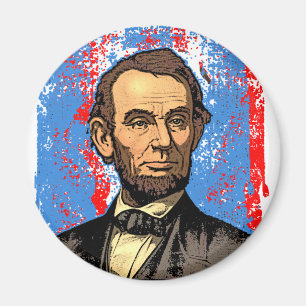 Imán Retrato hermoso de Abraham Lincoln