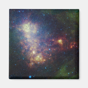 Imán Retrato infrarrojo que revela las estrellas y el