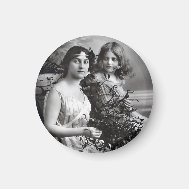 Imán Retrato inmaduro de madre e hija (Frente)