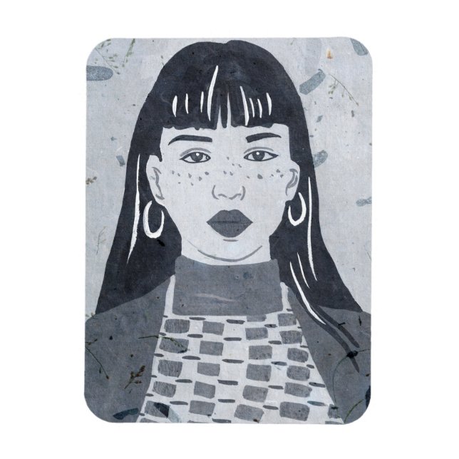 Imán Retrato nocturno (Vertical)