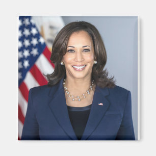 Imán Retrato oficial de Kamala Harris