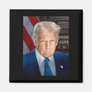 Imán Retrato oficial de la Casa Blanca Donald J Trump 2