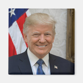Imán Retrato oficial del presidente Donald Trump 2017