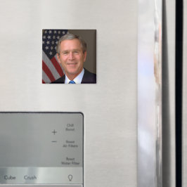 Imán Retrato Oficial del Presidente George W Bush