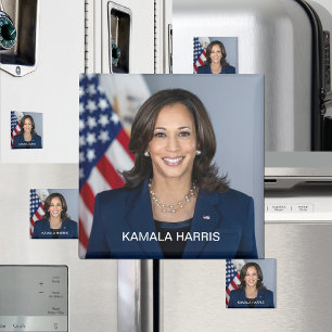 Imán Retrato oficial del vicepresidente Kamala Harris