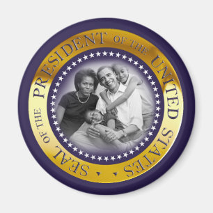 Imán Retrato presidencial del sello de Obama