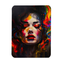 Imán Retrato Surrealista Audaz