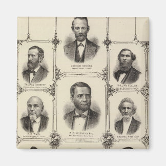 Imán Retratos de Addison Daniels, RD Stephens