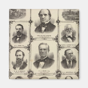 Imán Retratos de ciudadanos de los rápidos del cedro