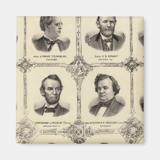 Imán Retratos de Gustavus Koerner