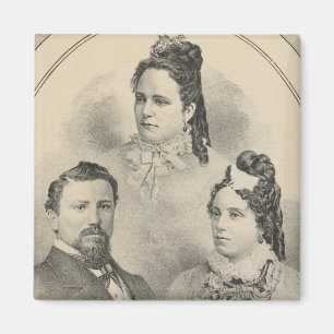 Imán Retratos de la familia Curtiss & Todd
