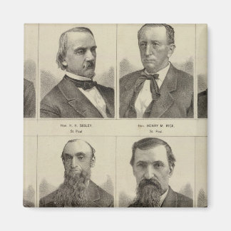 Imán Retratos de primeros colonos de Minnesota