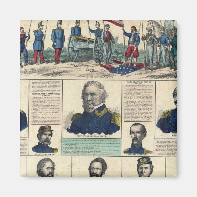 Imán Retratos militares (Frente)