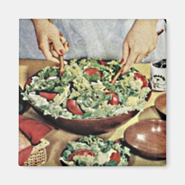 Imán Retro 1950 Magnet alimentario 1 (Frente)