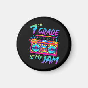 Imán Rétro 80s 7º Grado Es Mi Pasatiempo Favorito Regre