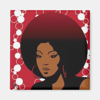 Imán Retro Afro Magnet