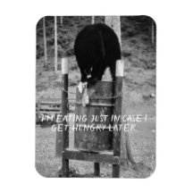 Retro Basura salvaje del oso negro salvaje