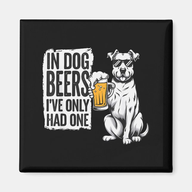 Imán Retro Beer Pun Bar Pub Crawl Party Men - Funny Bee (Frente)