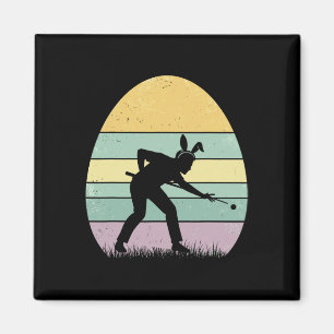 Imán Retro Billard Easter Egy Easter Day Billiard Mujer