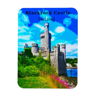 Imán Retro Blackrock Castle Cork Ireland Travel Magnet