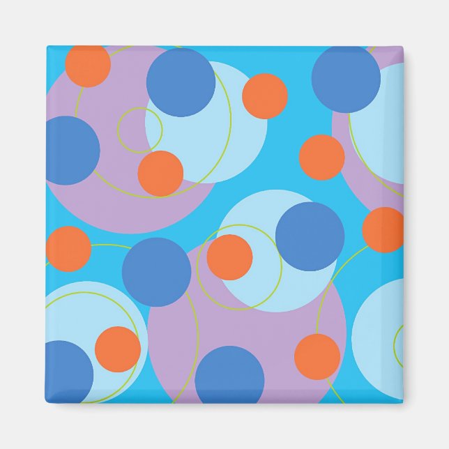 Imán Retro Blue Ice Magnet (Frente)