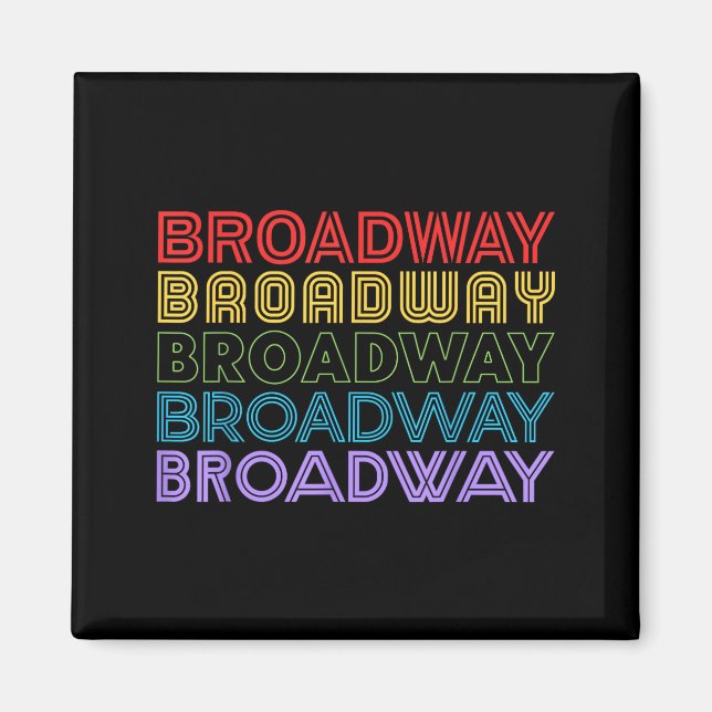 Imán Retro Broadway Music Lover Theatre Musical Theater (Frente)