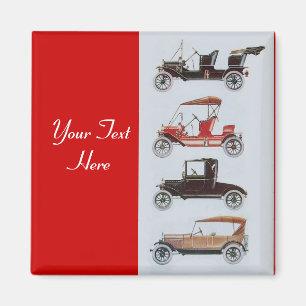 Imán RETRO CARS 2- Automóvil de reparación automática