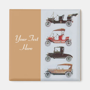 Imán RETRO CARS 2- Automóvil de reparación automática