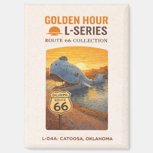 Imán Retro Catoosa Oklahoma Ruta 66 Marca de Referencia