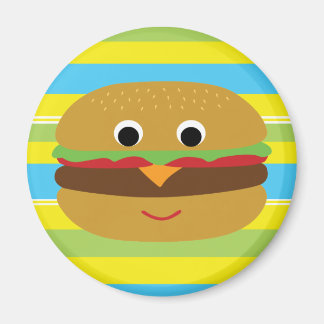 Imán Retro Cheeseburger