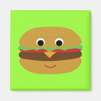 Imán Retro Cheeseburger