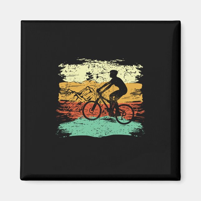 Imán Retro ciclismo de bicicleta (Frente)
