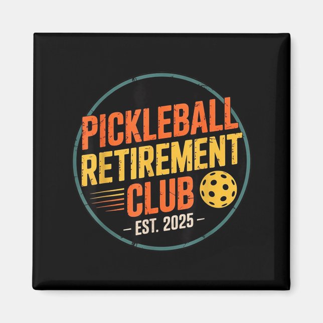 Imán Retro Ckleball Retirement Club Apparel Retro Vinta (Frente)