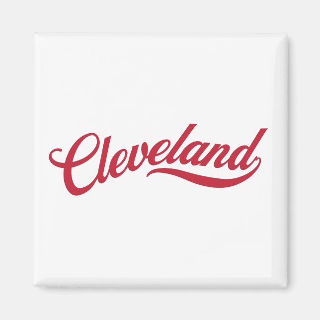 Imán Retro Cleveland (Frente)