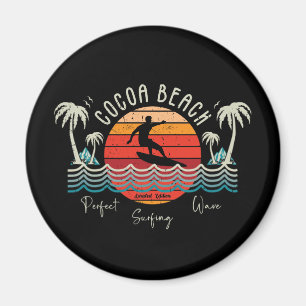 Imán Retro Cocoa Beach