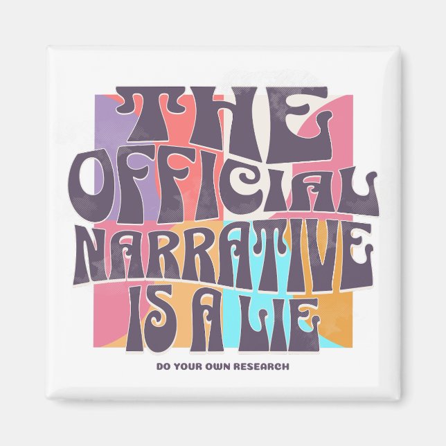 Imán Retro Conspiracy Theory (Frente)