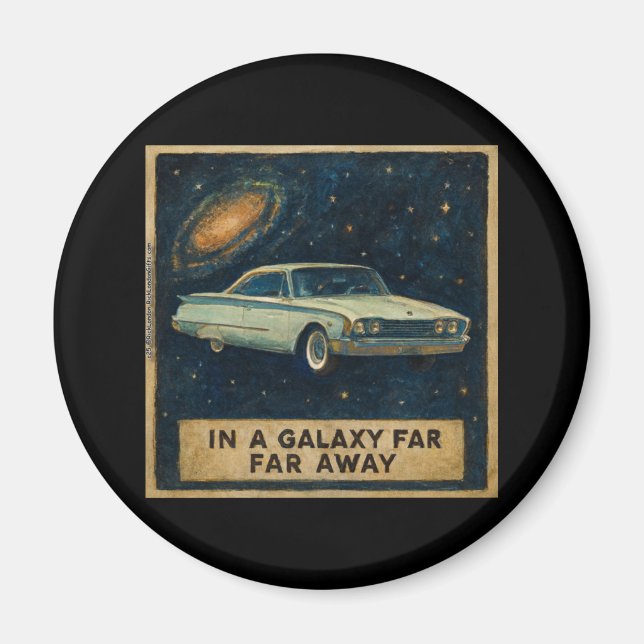 Imán Retro Cruiser in Deep Space  (Frente)