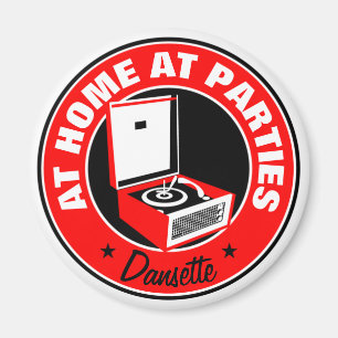 Imán Retro Dansette Vintage reproductor de discos Fridg