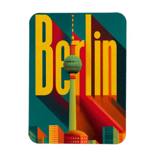 Imán Retro de Berlín