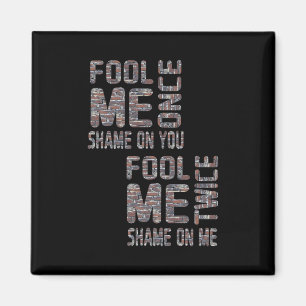 Imán Retro de cosecha blanca y negra de la bandera de l