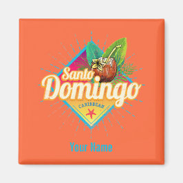 Imán Retro de Santo Domingo Caribe República Dominicana