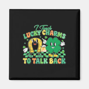Imán Retro Enseño a Lucky Charms a Hablar Ck Día de San