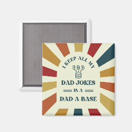 Imán Retro Funny Dad Chistes Regalo del día de los padr