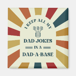 Imán Retro Funny Dad Chistes Regalo del día de los padr