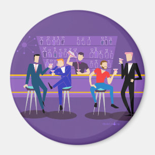 Imán Retro Gay Bar Magnet