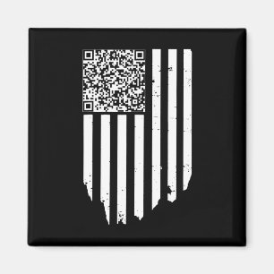 Imán Retro Gracioso Qr Trump Dancing Dance Code